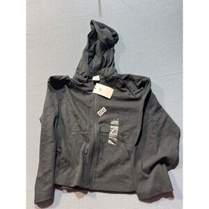 Nike Full Zip Hoodie Womens Small Black New DN4943-010